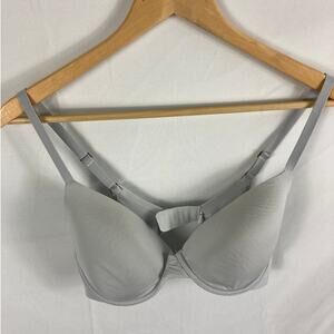 Aerie Real Me Full Coverage Bra - Grey Size 34D